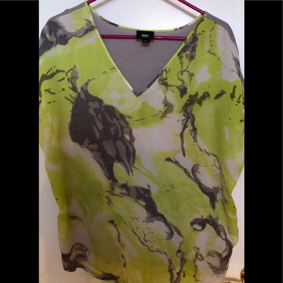 Mossimo Short-Sleeve Marble Blouse - Picture 1 of 4